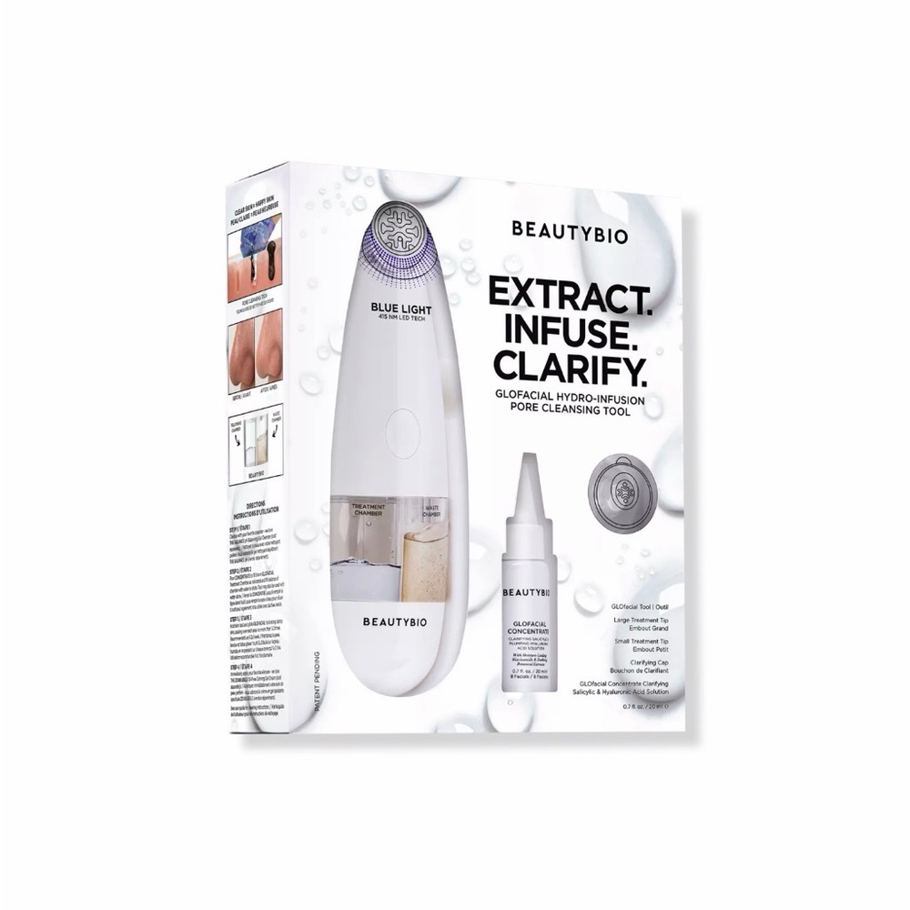 NEW IN BOX!!!! 

BEAUTYBIO Glofacial Hydro-Infusion Pore Cleansing Tool - White
